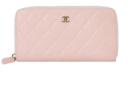 Chanel CC Zip Around Long Wallet, front view
